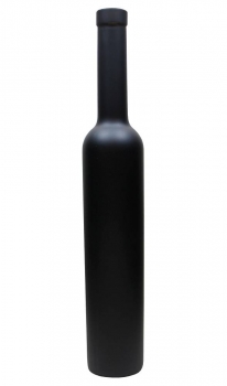 Bordeaux Futura 500ml OBB schwarz matt, Mündung 19mm, Lieferung ohne Verschluss, bitte separat bestellen!